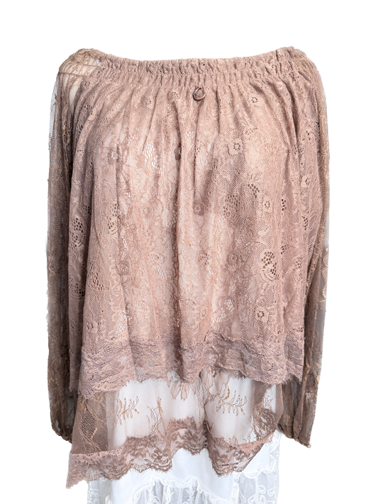 Jaded Gypsy- Stardust Love Coverlet (Chocolate) *Final Sale*