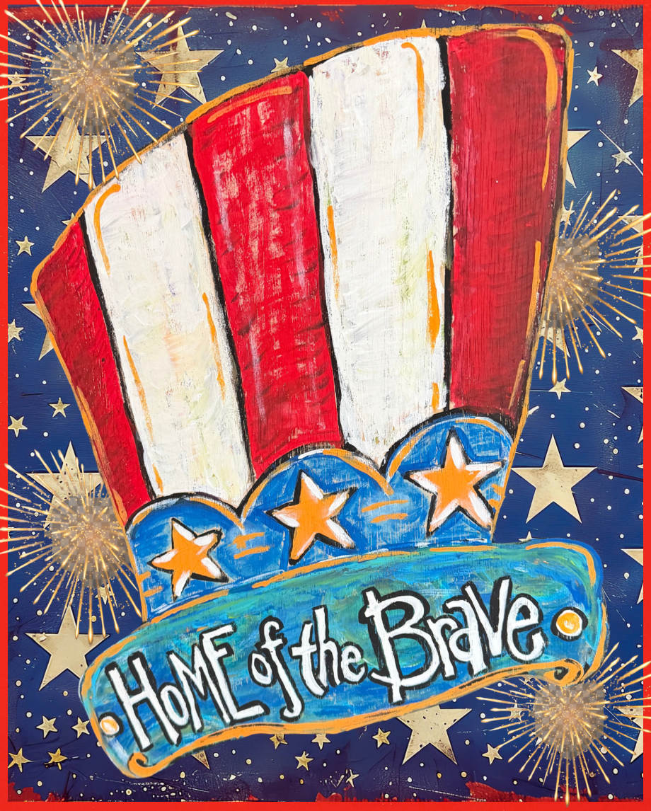 Home Of The Brave T-Shirt (Christy Cut) (No Bling) - ERR Original *Final Sale*