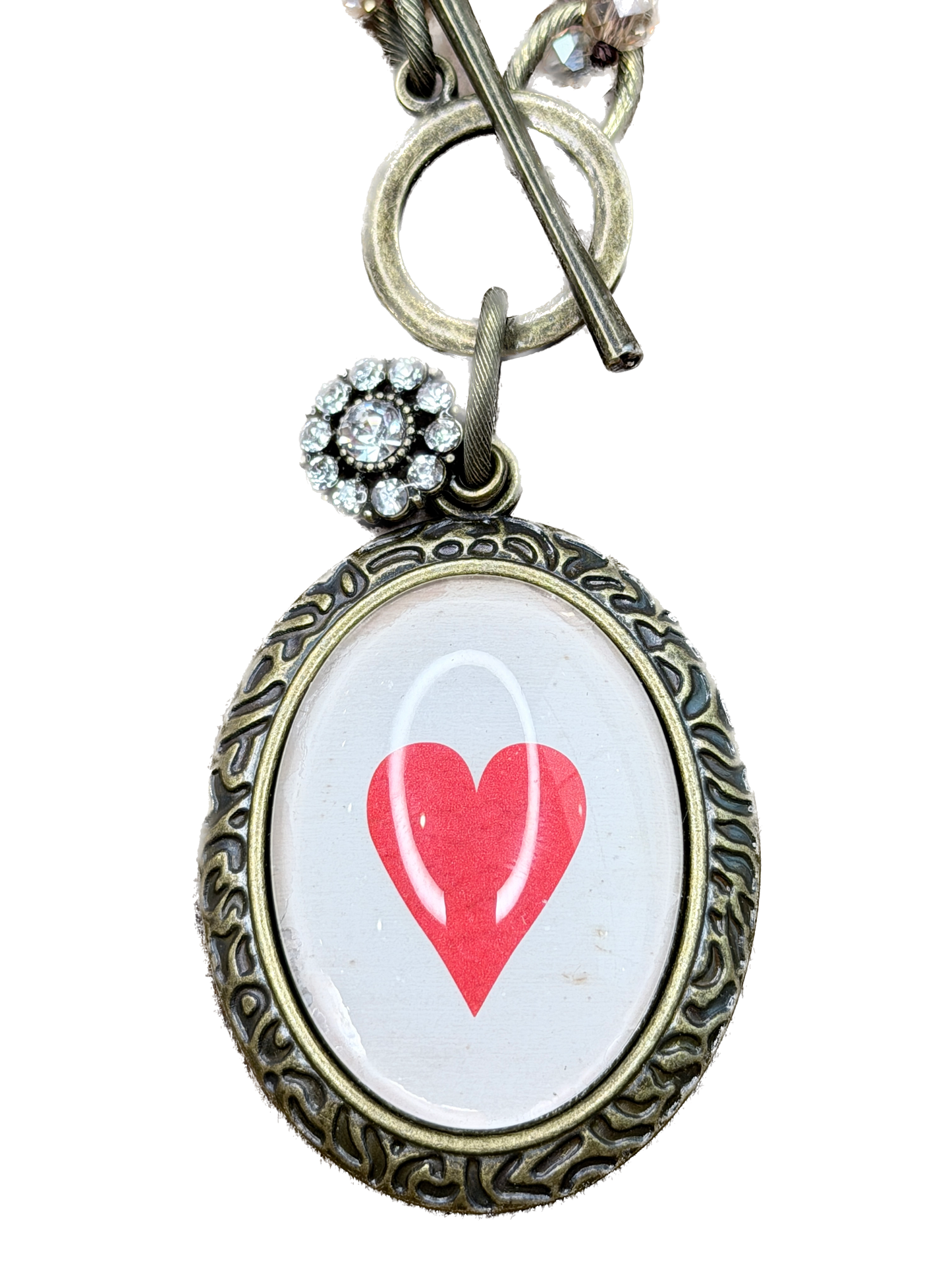 Sandra Ling Designs- Vintage Playing Card Necklace
