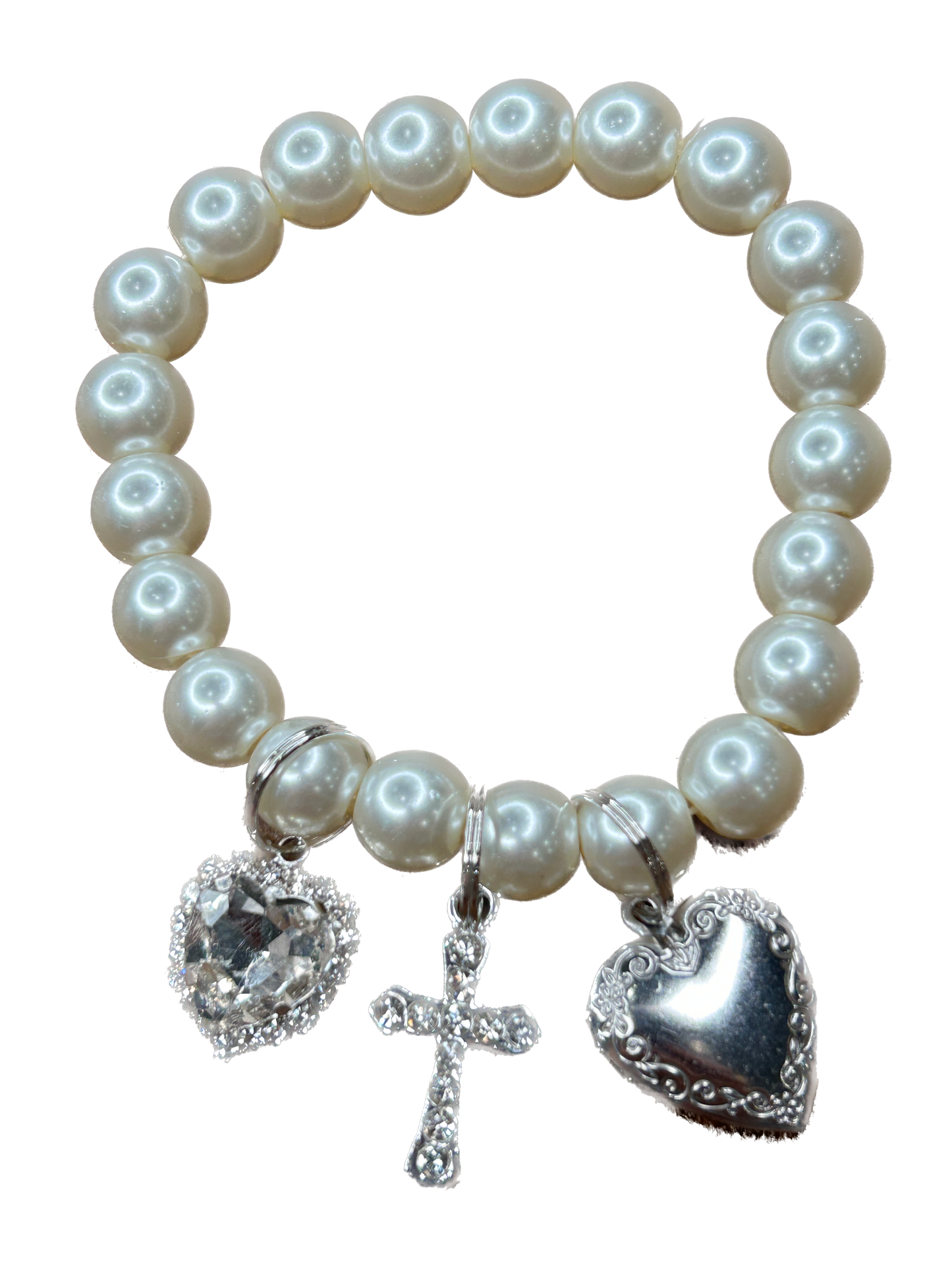 Dainty Heart Locket Charm Bracelet