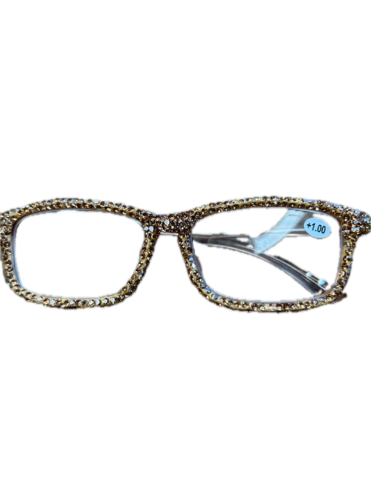 Bedazzled Glasses (Rose Gold)