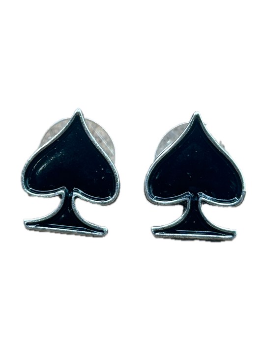 Black Spades Earrings