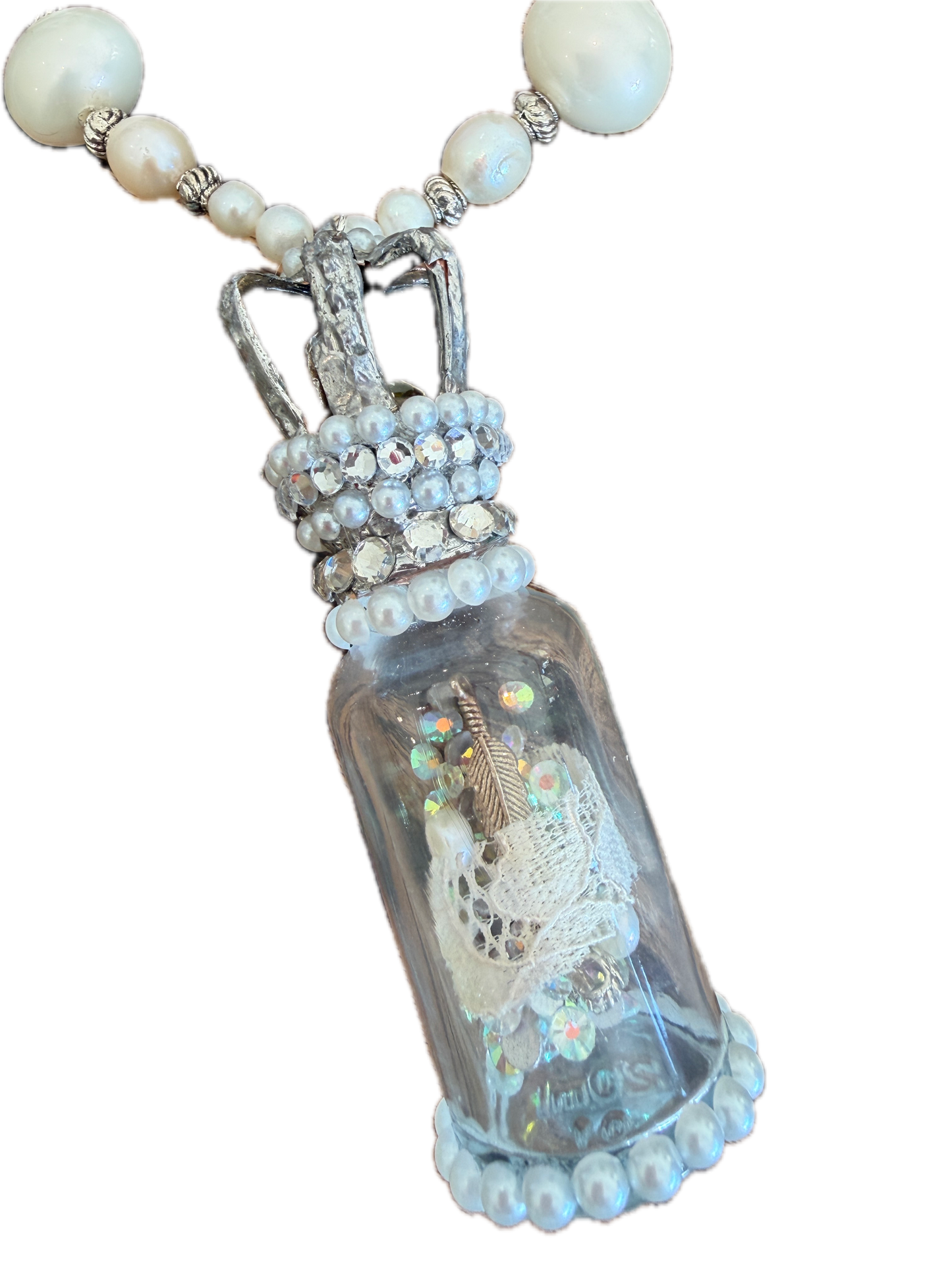 A Rare Bird- Love In A Bottle Necklace (Medium)