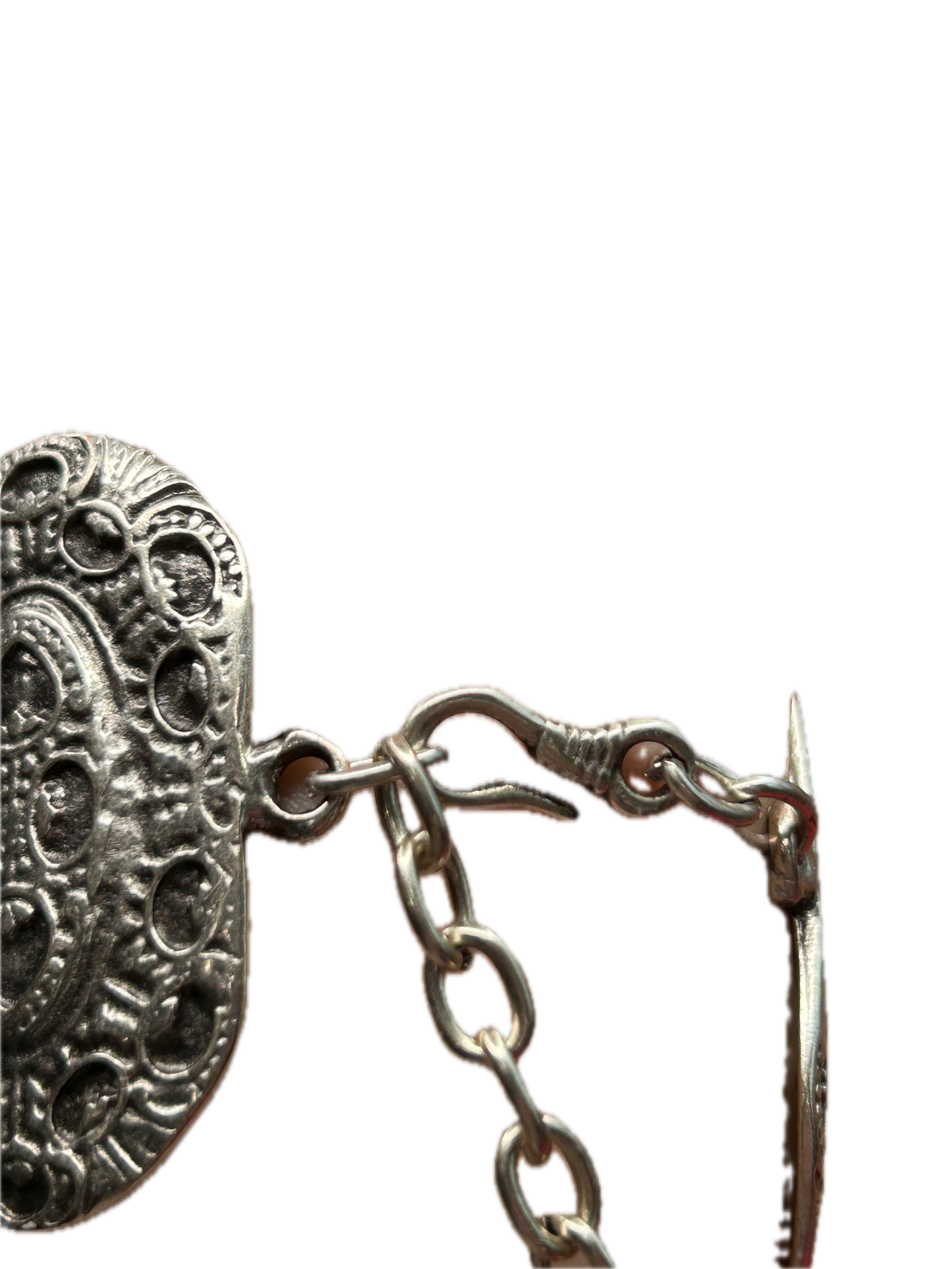 Silver Metal Tray Bracelet
