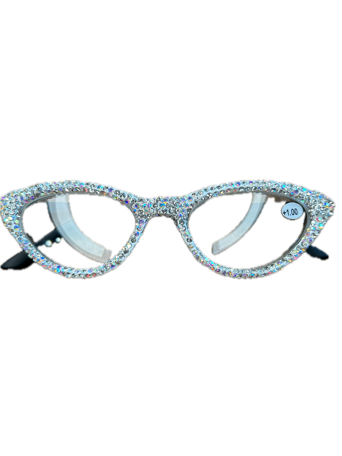 Bedazzled Glasses (Black and White)