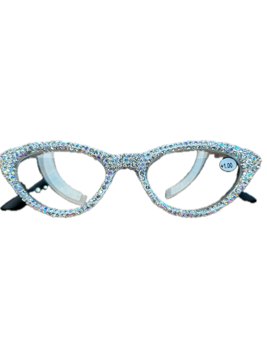 Bedazzled Glasses (Black and White)