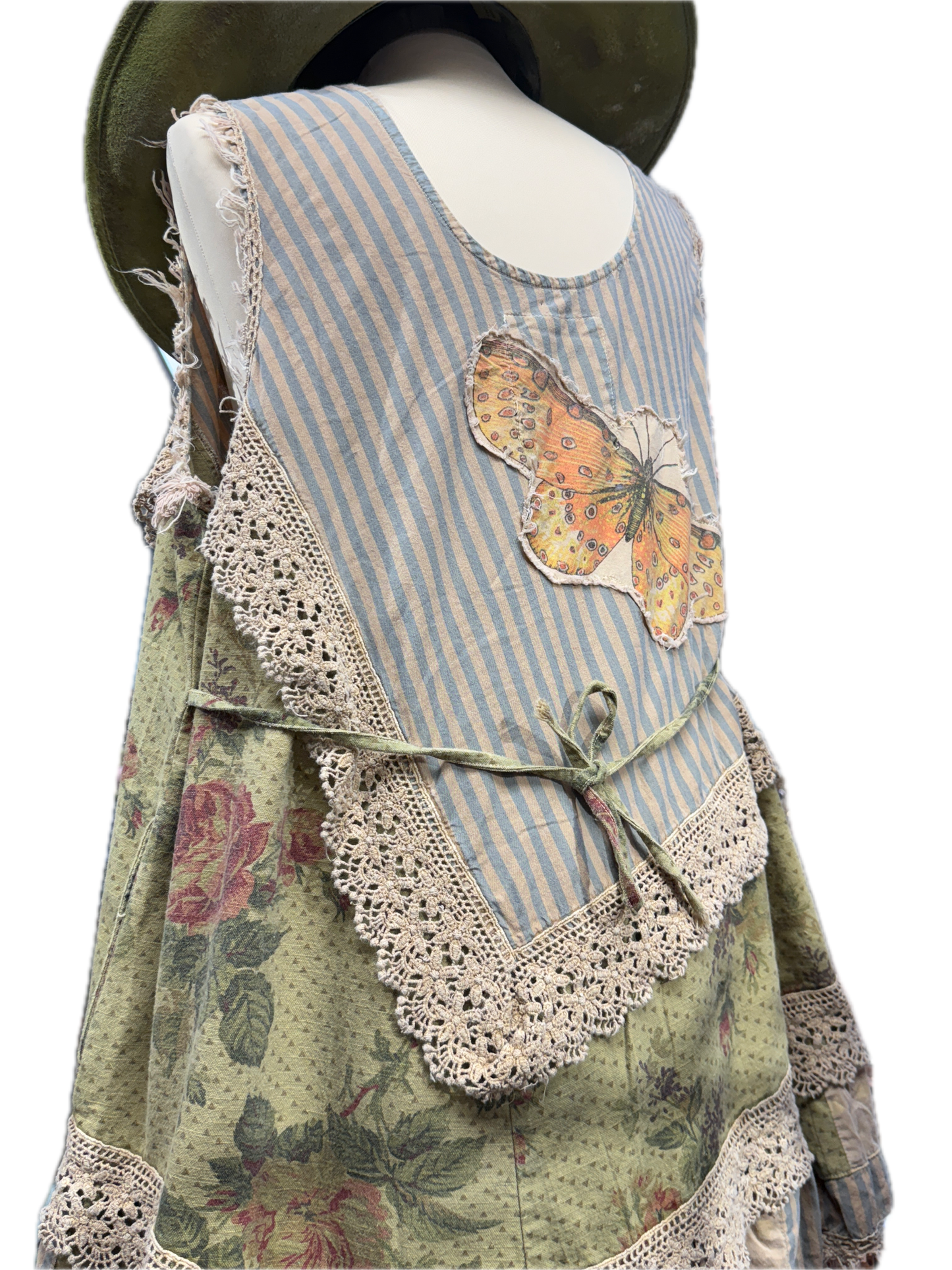 SALE A Rare Bird-Butterfly Stripe Top *Final Sale*
