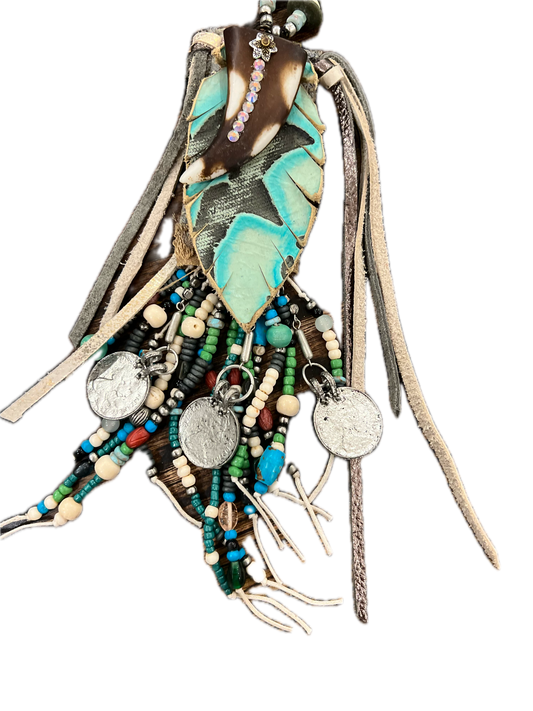 SALE A Rare Bird- Taming the Wild Beaded Necklace