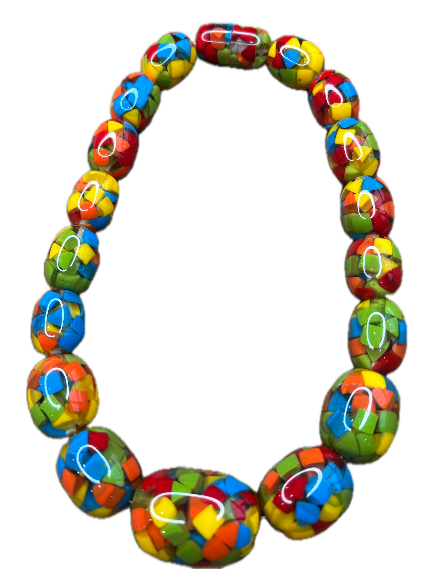 Rainbow Chip Necklace