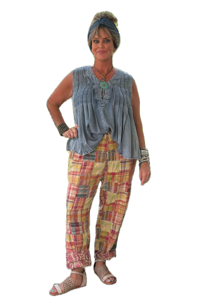 Jaded Gypsy- Traveling on Pants (Sunrise Patch) *Final Sale*