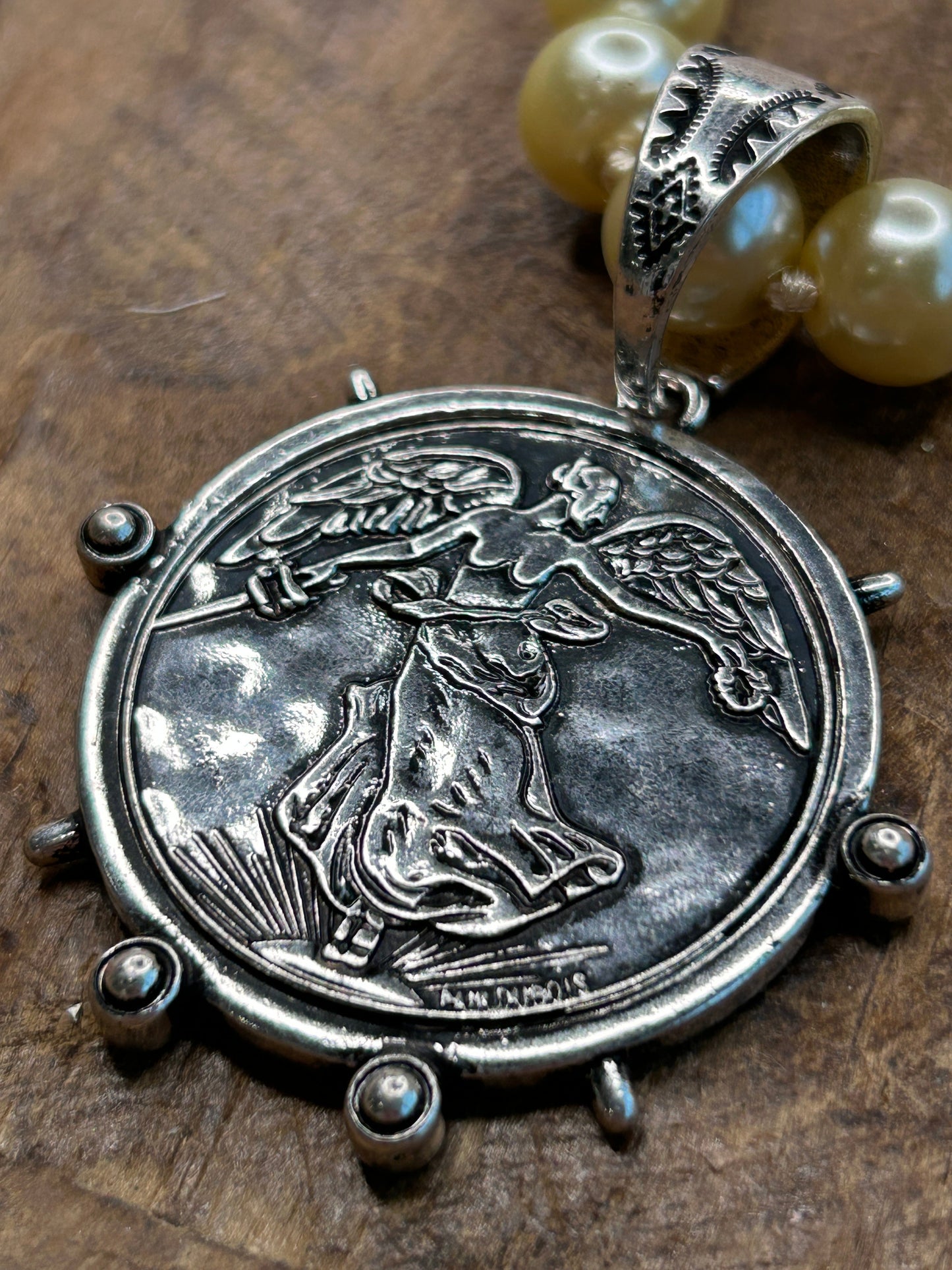 French Commemorative Coin Necklace