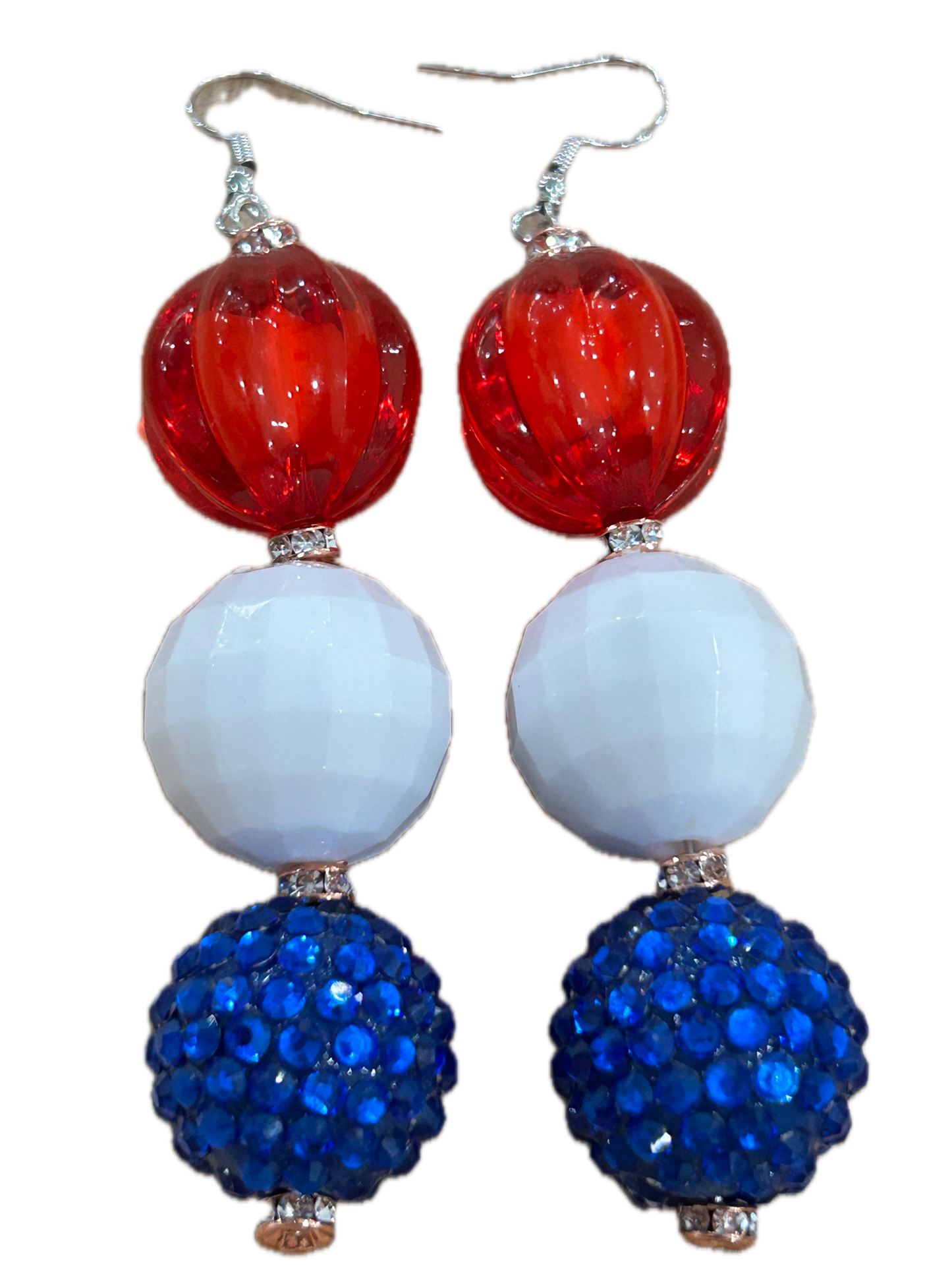 Red, White and Blue Earrings
