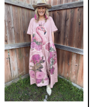 A Rare Bird- Flamingo Dress