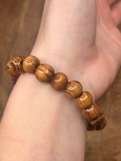 Matthew 6 Themed "Don't Worry"Birds and Lillies Bead Bracelet