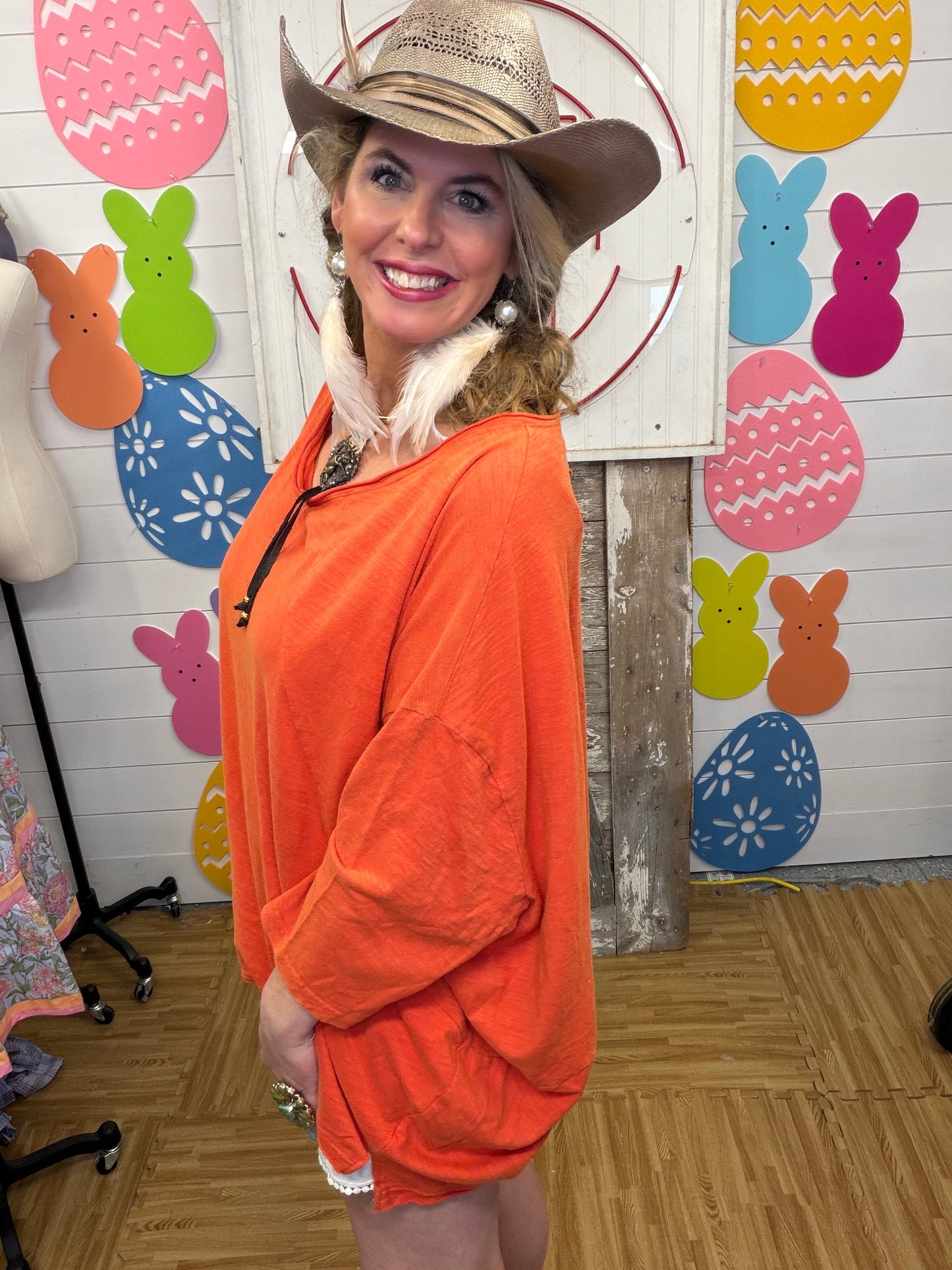 Jaded Gypsy- Be Free Top (Vintage Citrus)