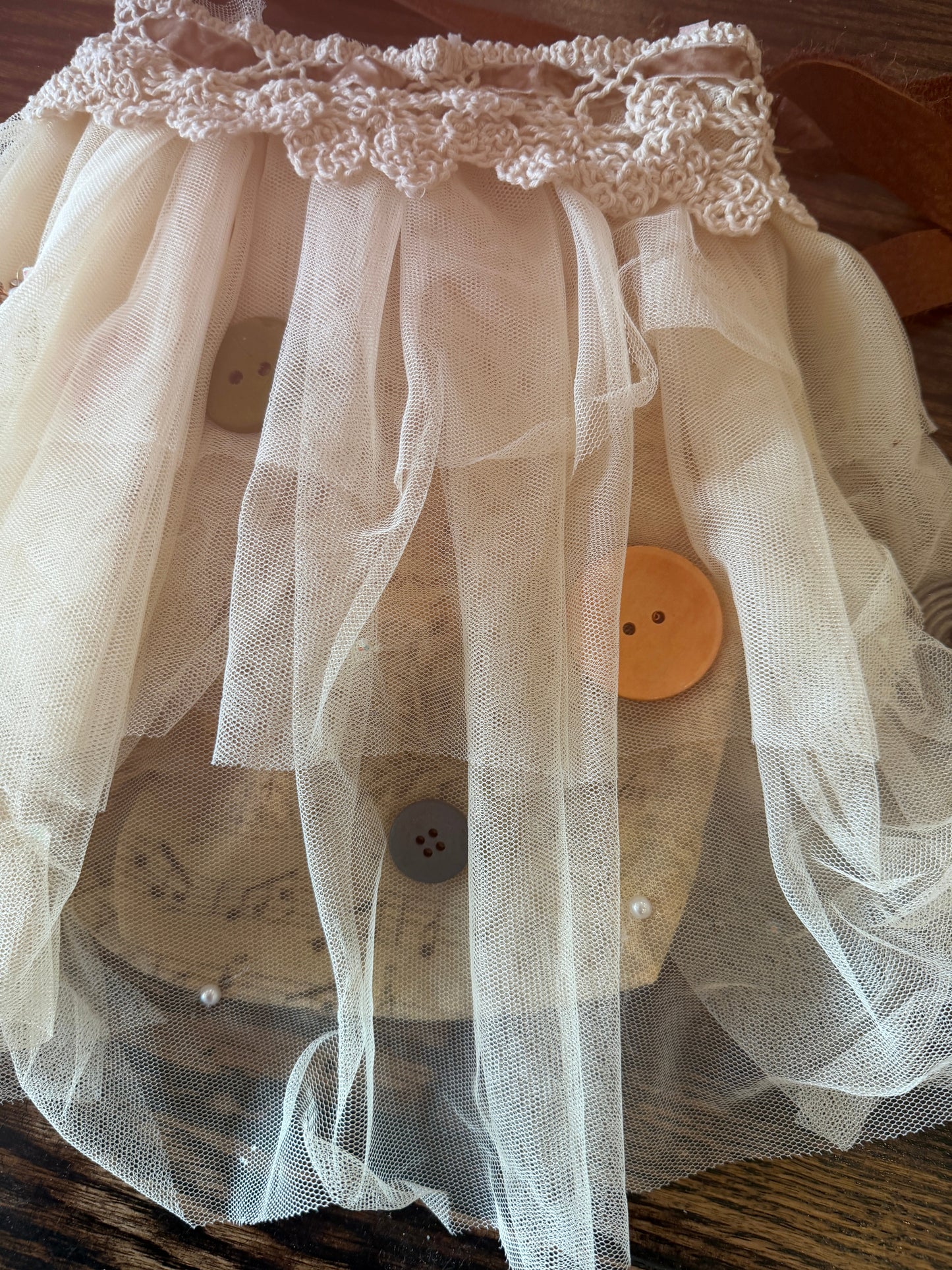 A Rare Bird- Lace Flower Purse