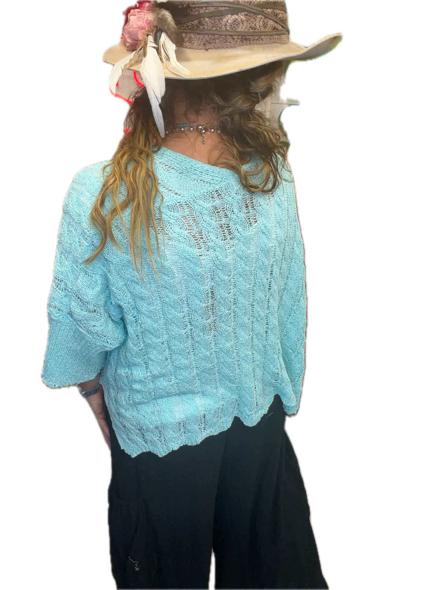 POL-Short Sleeve Cardigan (Electric Blue) PREORDER *Final Sale*