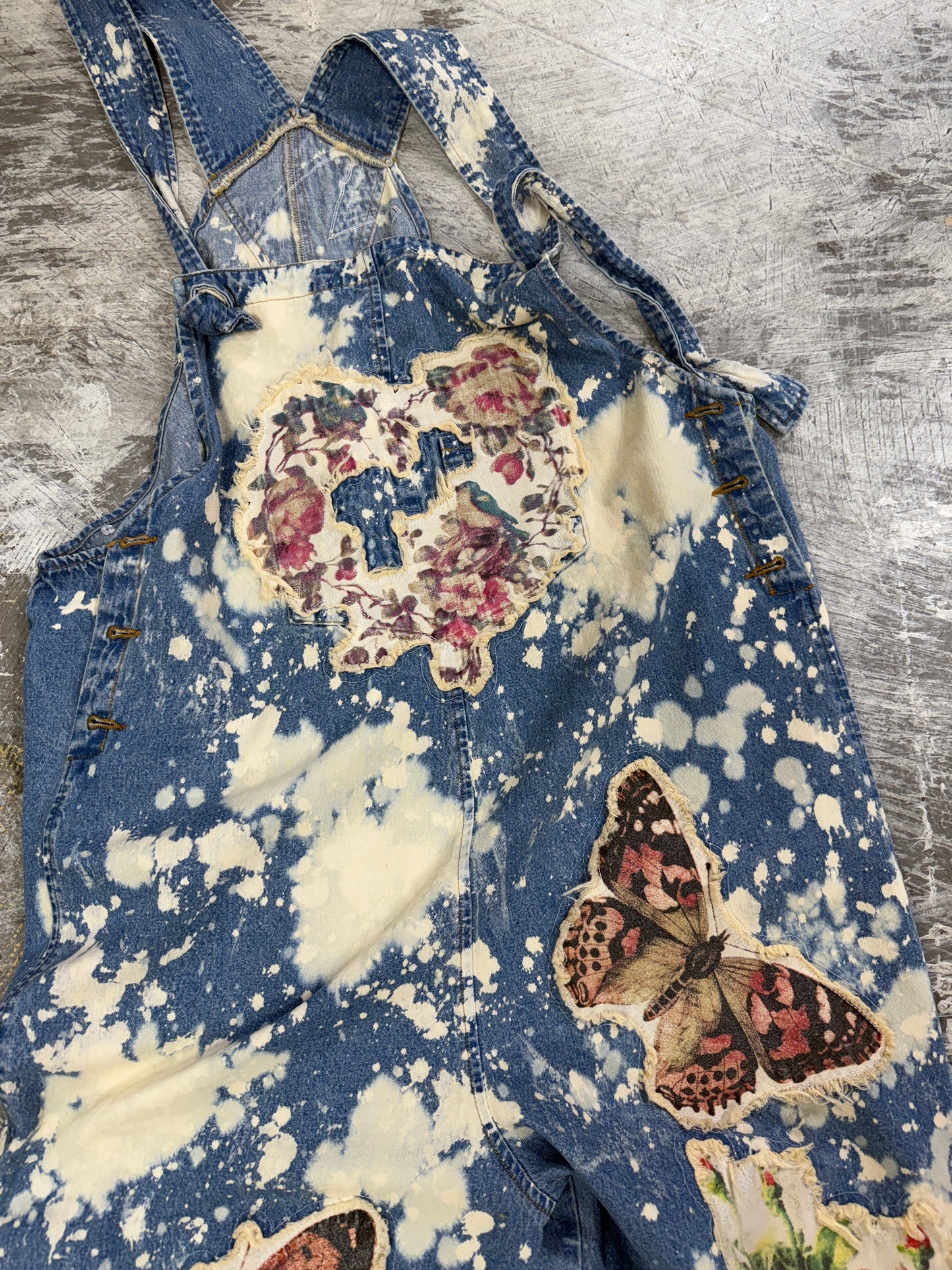 SALE Rare Bird Artsy Overalls