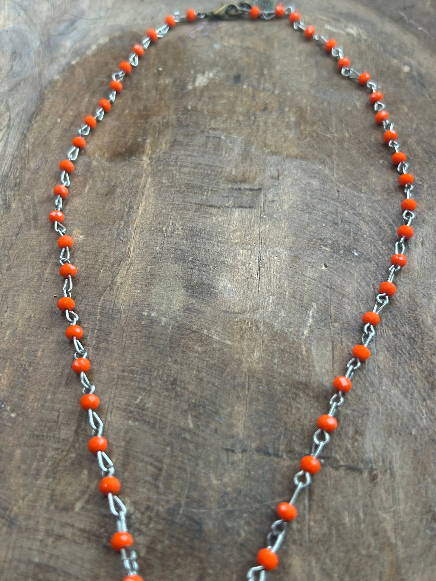 Vintage Metal Cowgirl Necklace
