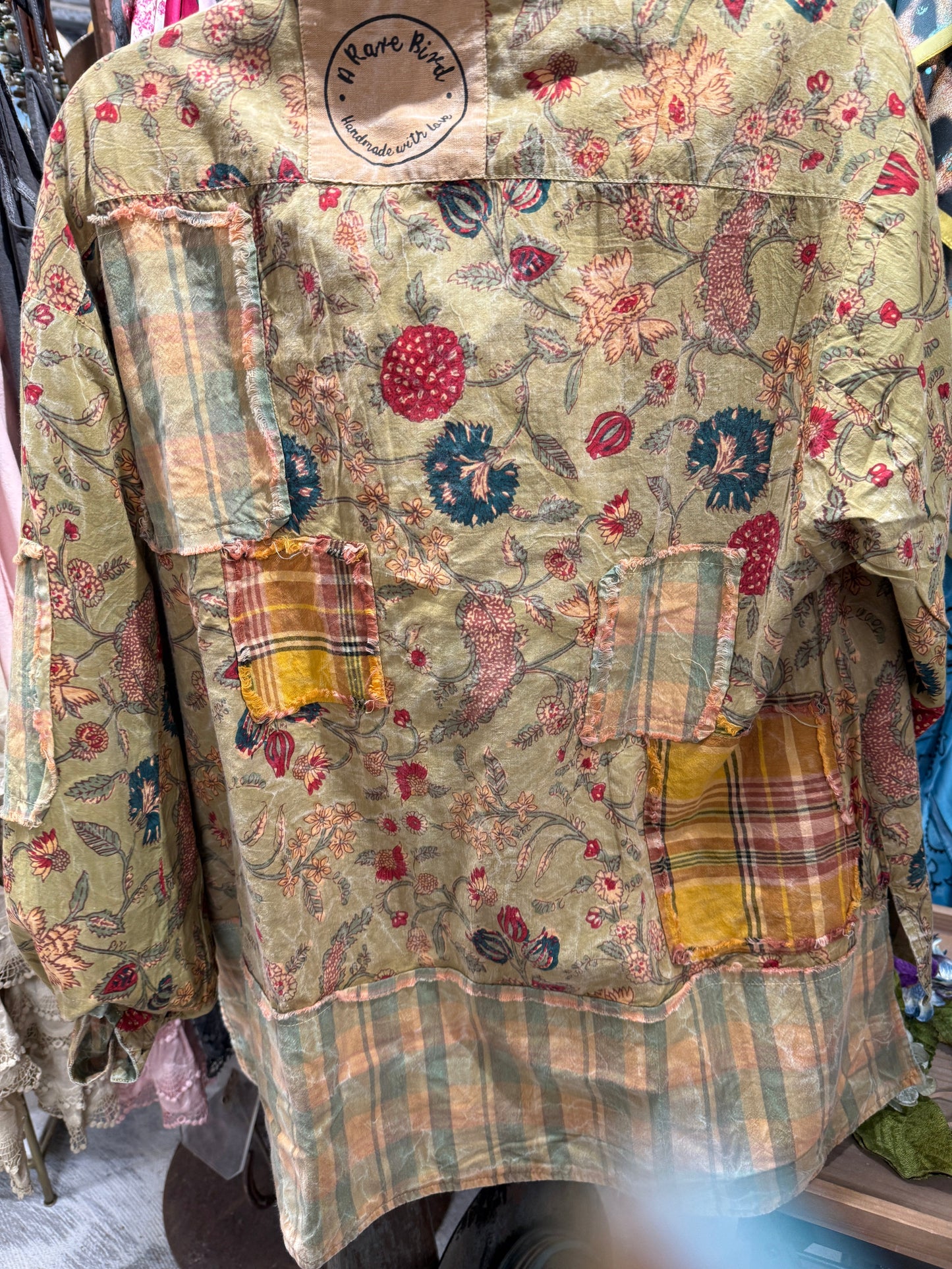 A Rare Bird- Reversible Strawberry Jacket (Pre Order)