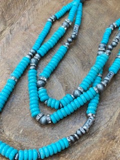 Layered Turquoise Necklace