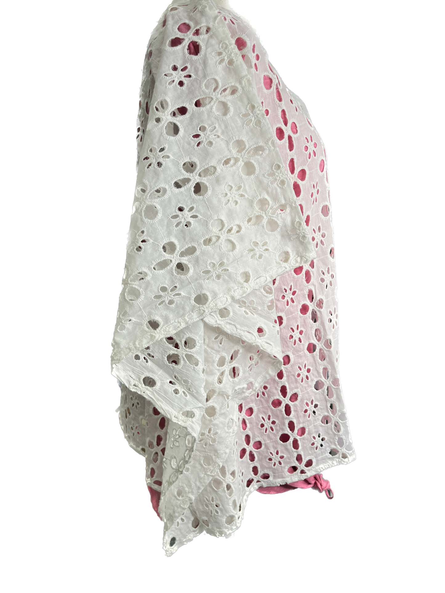 Rhea - Cotton Schiffli Crop Top White *Final Sale*