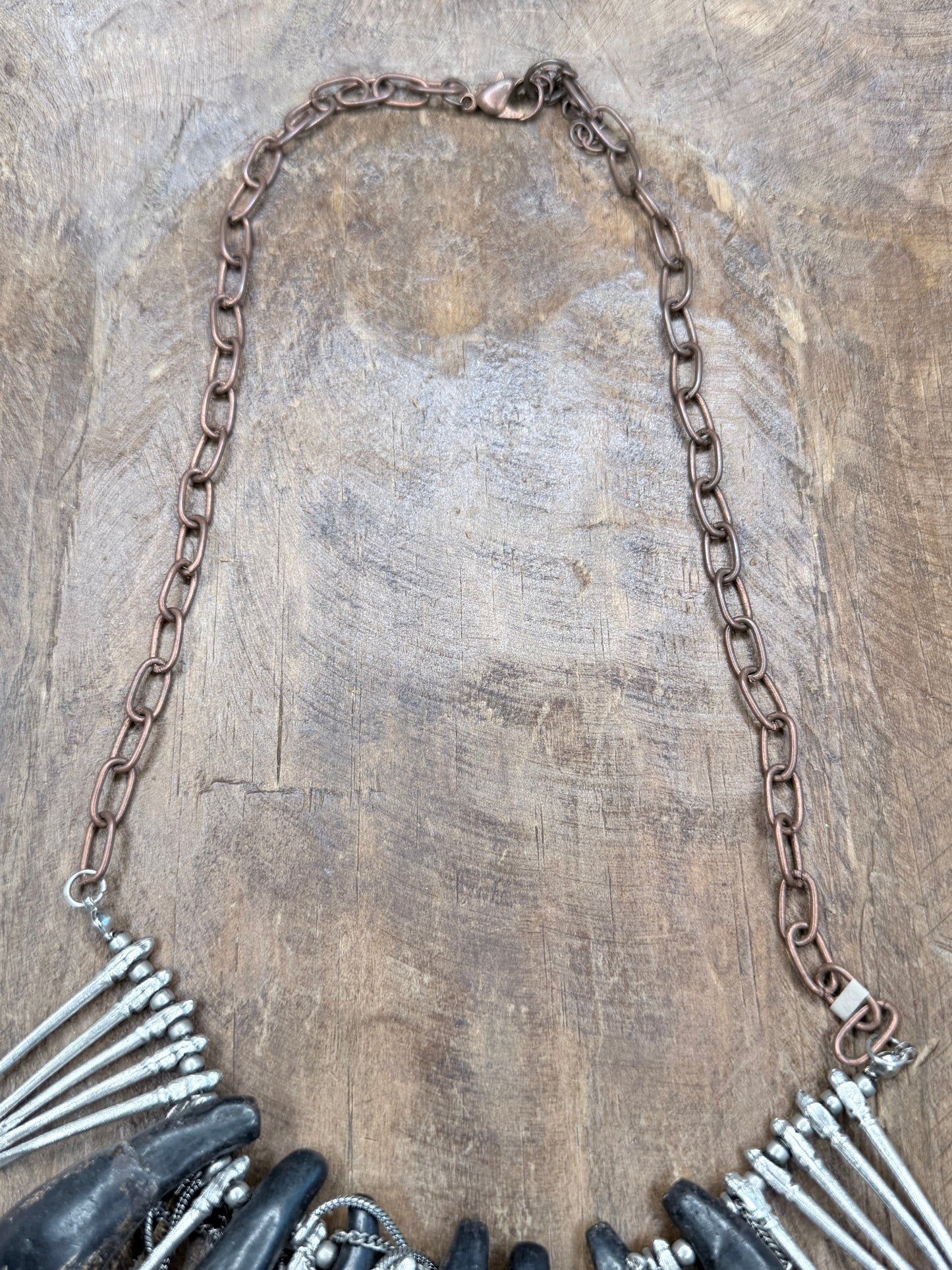 A Rare Bird- Buffalo Tooth Charm Necklace