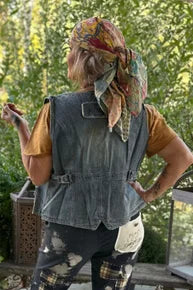 Jaded Gypsy- Alluring Dreams Chambray Vest *Final Sale*