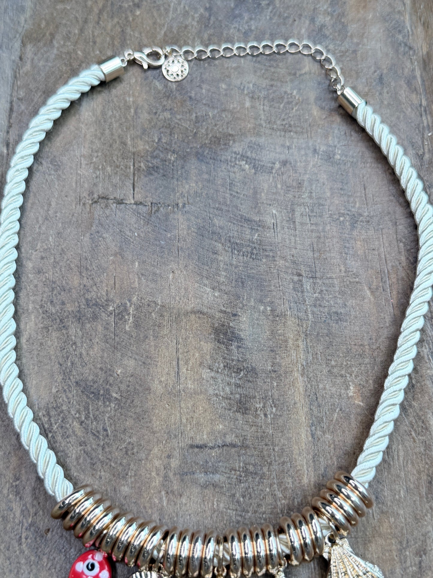 Golden Beachy Charm Necklace