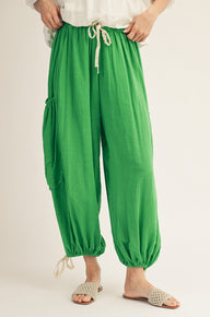 Jodifl- Cinch Pants (Kelly Green)