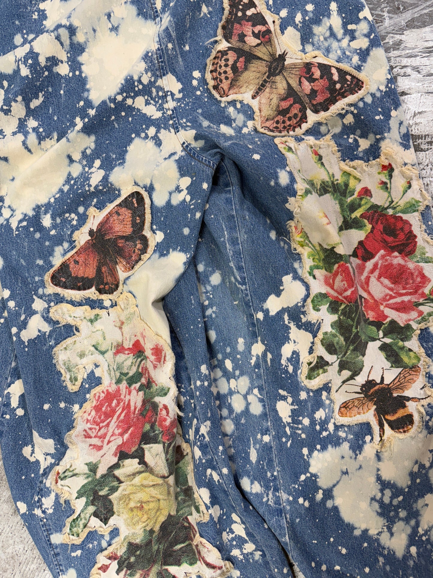 SALE Rare Bird Artsy Overalls