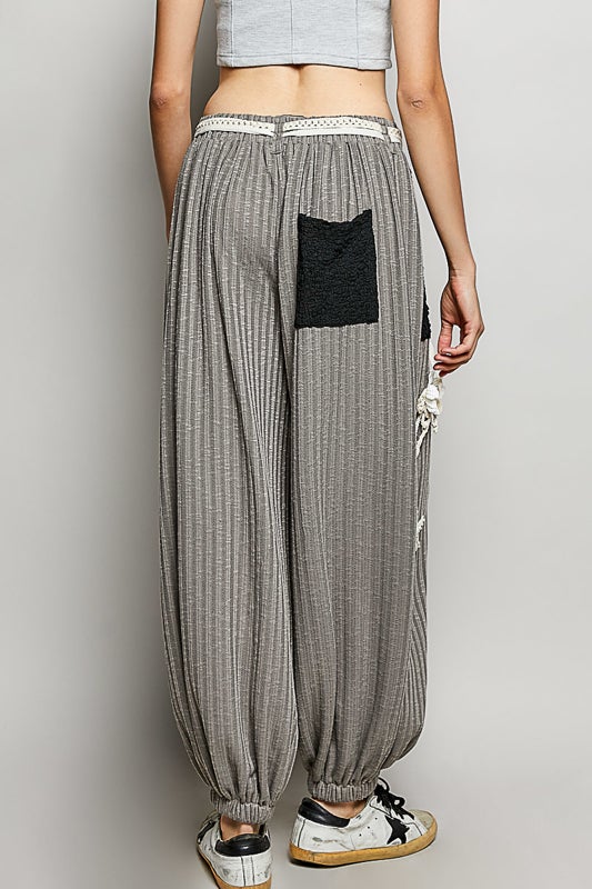 POL- Crochet Detail Pants PREORDER *Final Sale*