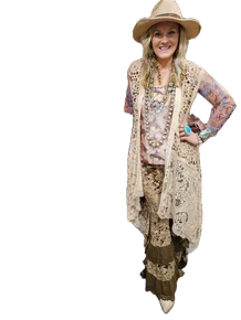 SALE A Rare Bird - Magdalene Crochet Duster- *Final Sale*