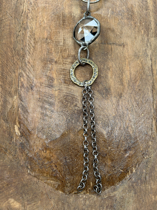 Art By Amy- Boss Babe Crystal Necklace