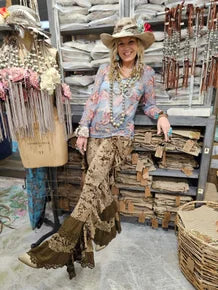 Rare Bird- Mesh Shirt (Cowgirls with Boots)