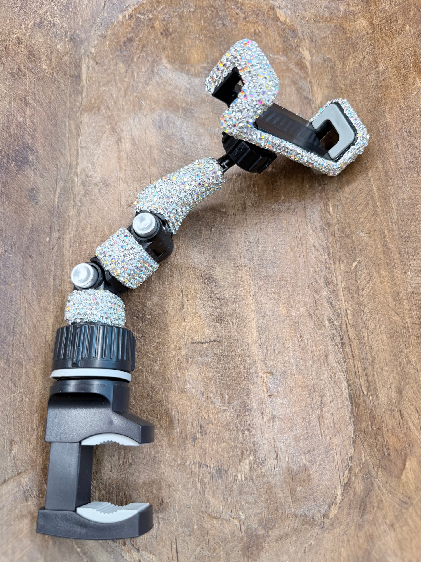 PREORDER Rhinestone Car Phone Holder (Silver) *Final Sale*