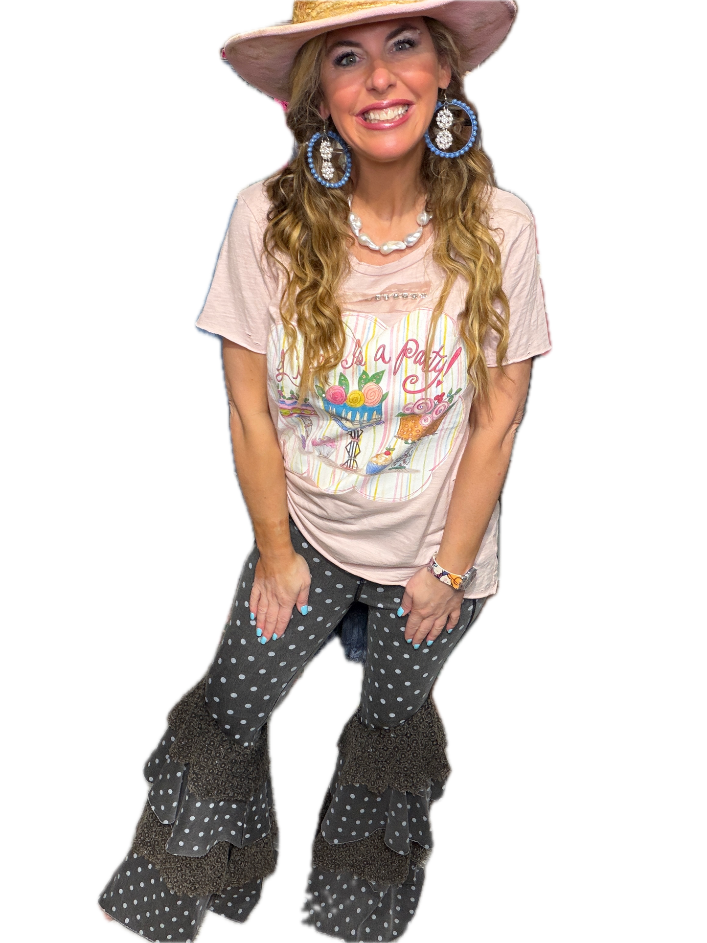 A Rare Bird- Polka Dot Leggings (Black)