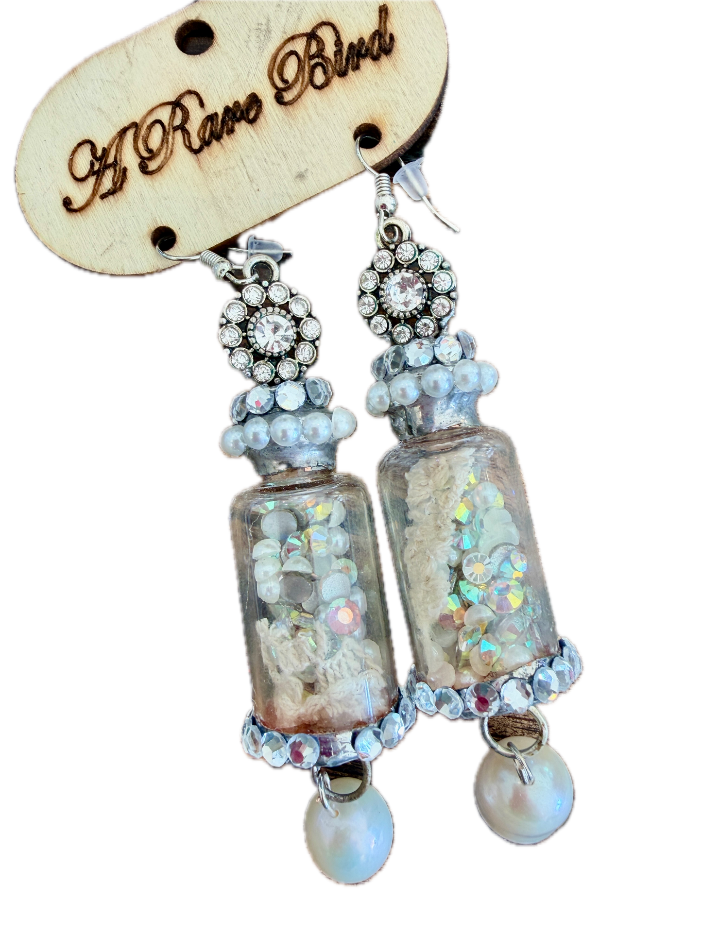 Rare Bird- Love In A Bottle Earrings
