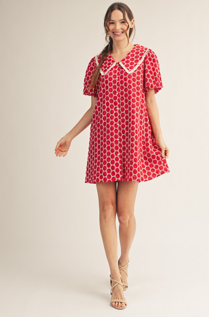 Jodifl- Short Dress (Red)