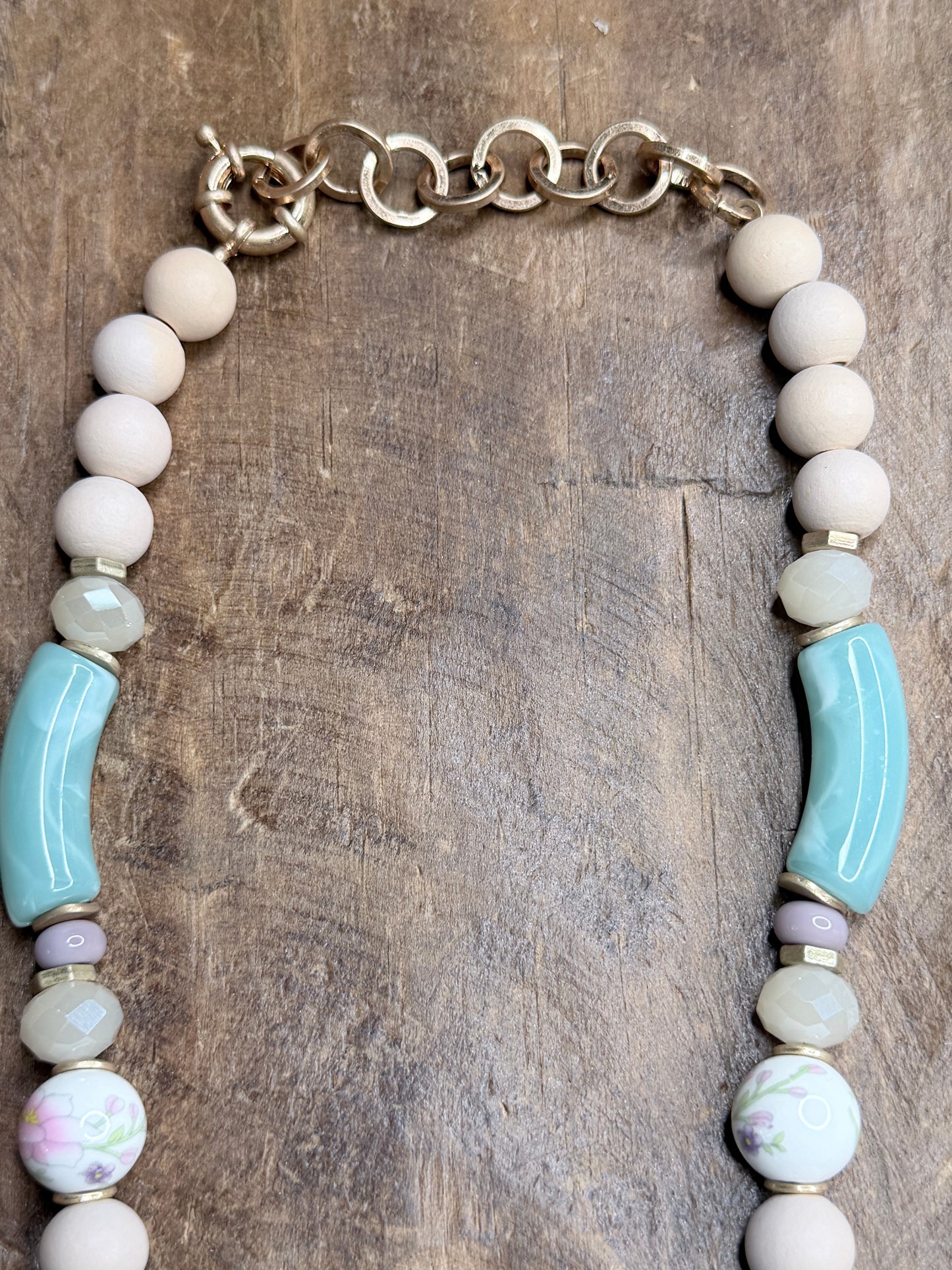 Garden Party Beaded Necklace