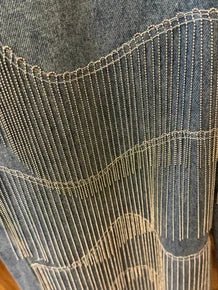 Oli & Hali- Straight-Leg Fringe Detail Jeans