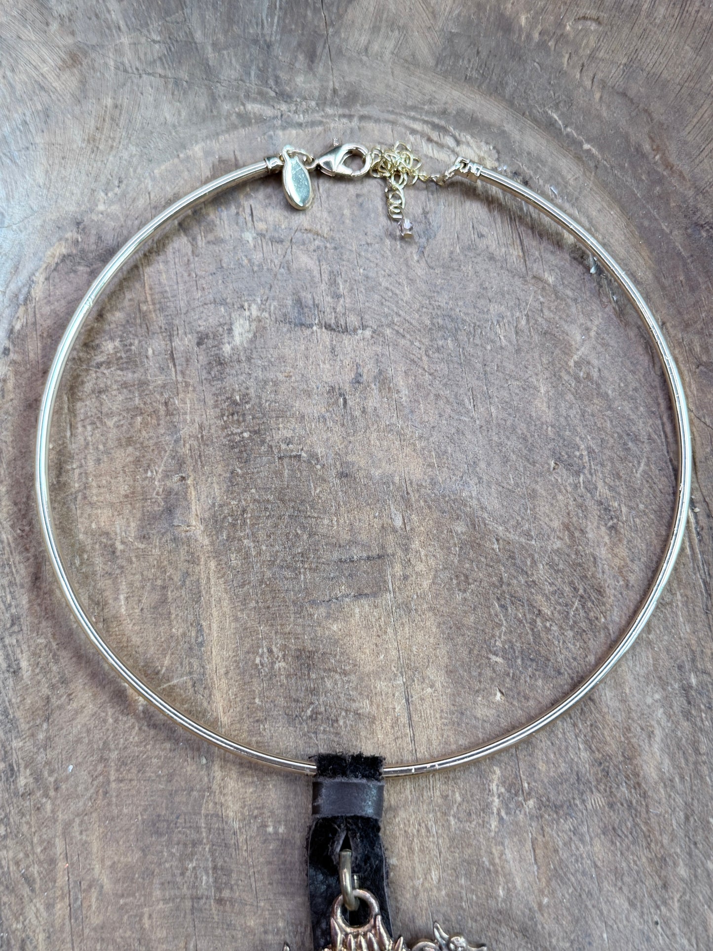 Jaded Gypsy - Soldered Cupid Collar Necklace