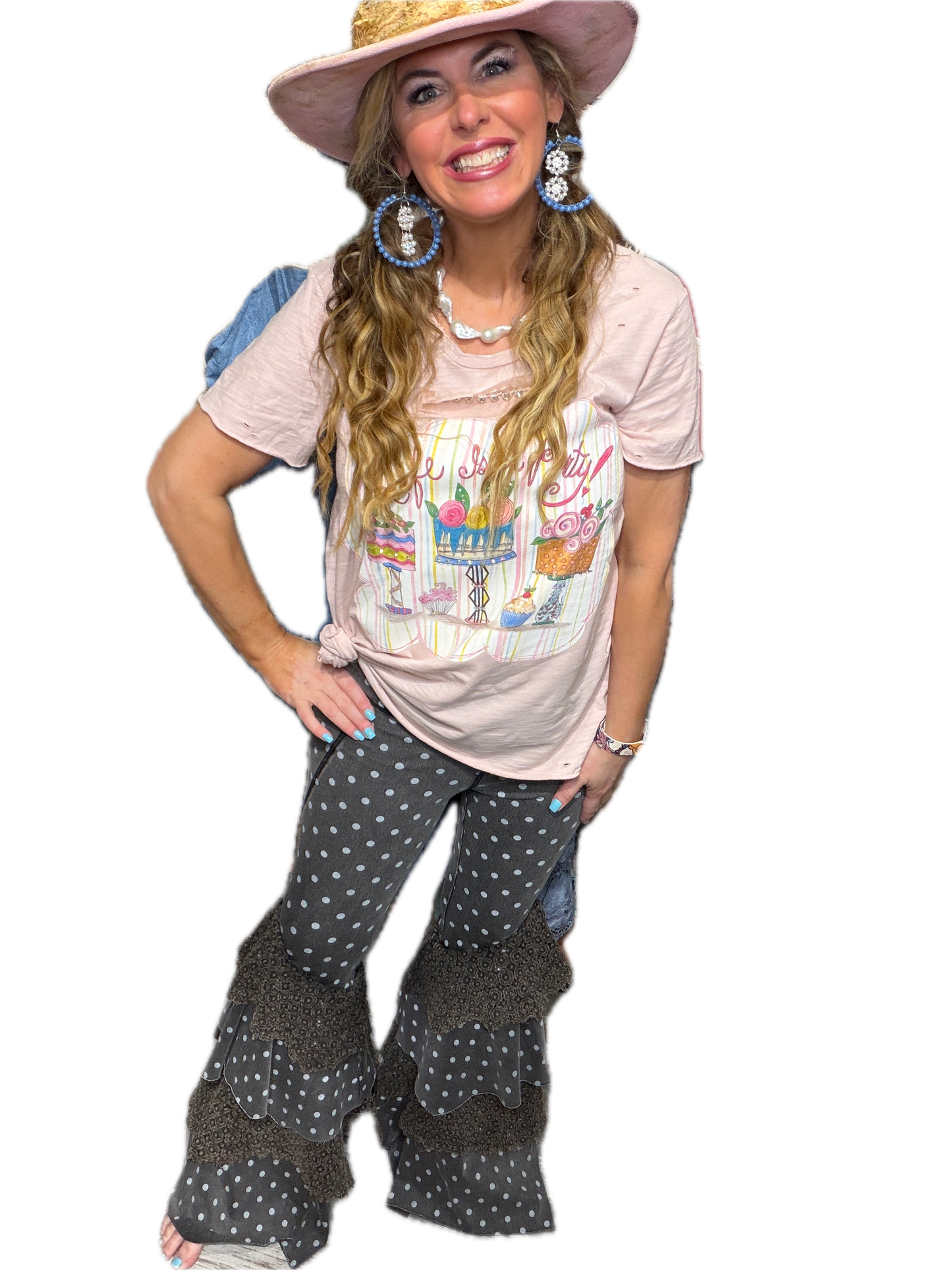 A Rare Bird- Polka Dot Leggings (Black)