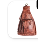 Western Leather Crossbody/Sling (Brown)
