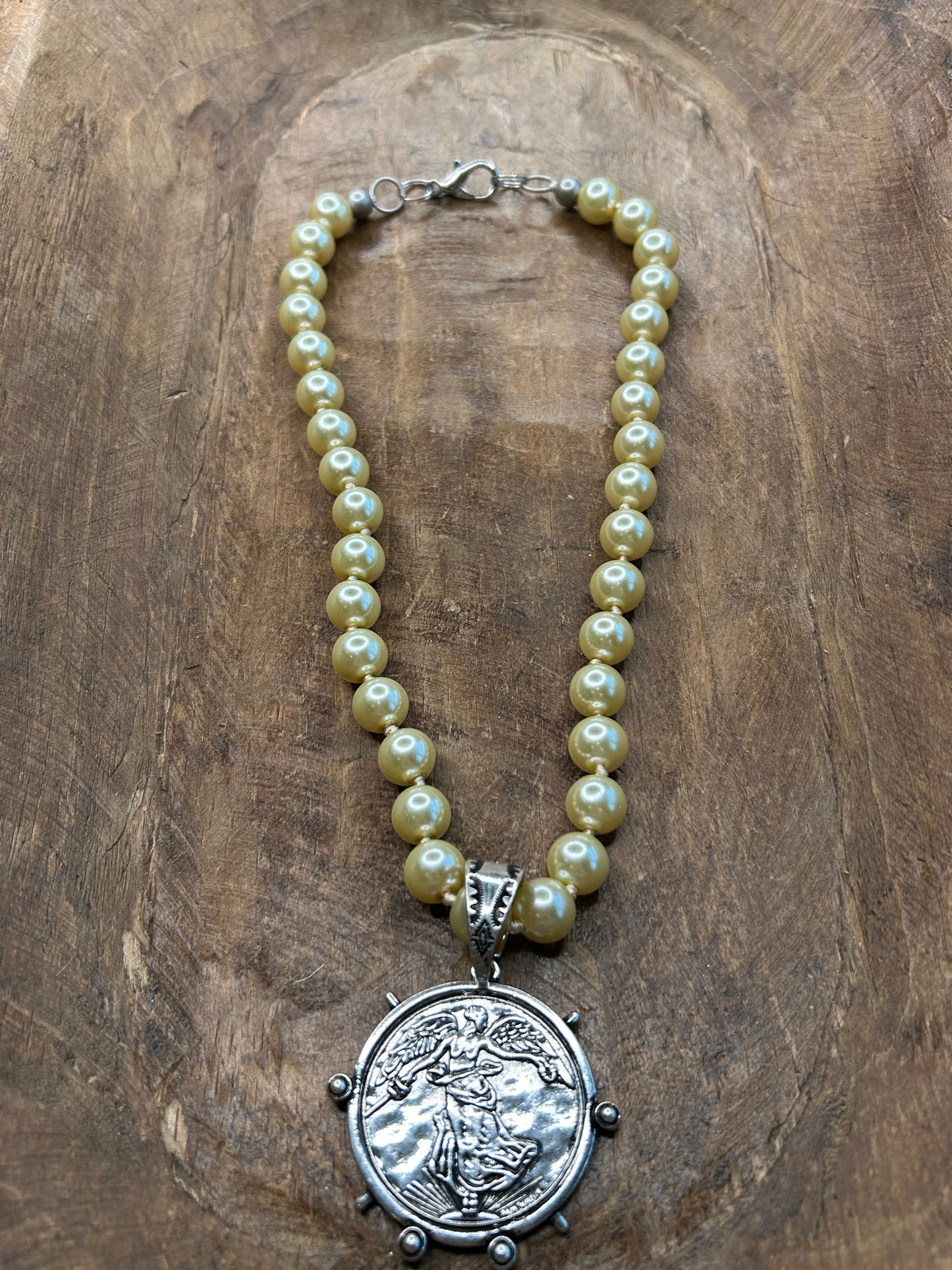 French Commemorative Coin Necklace