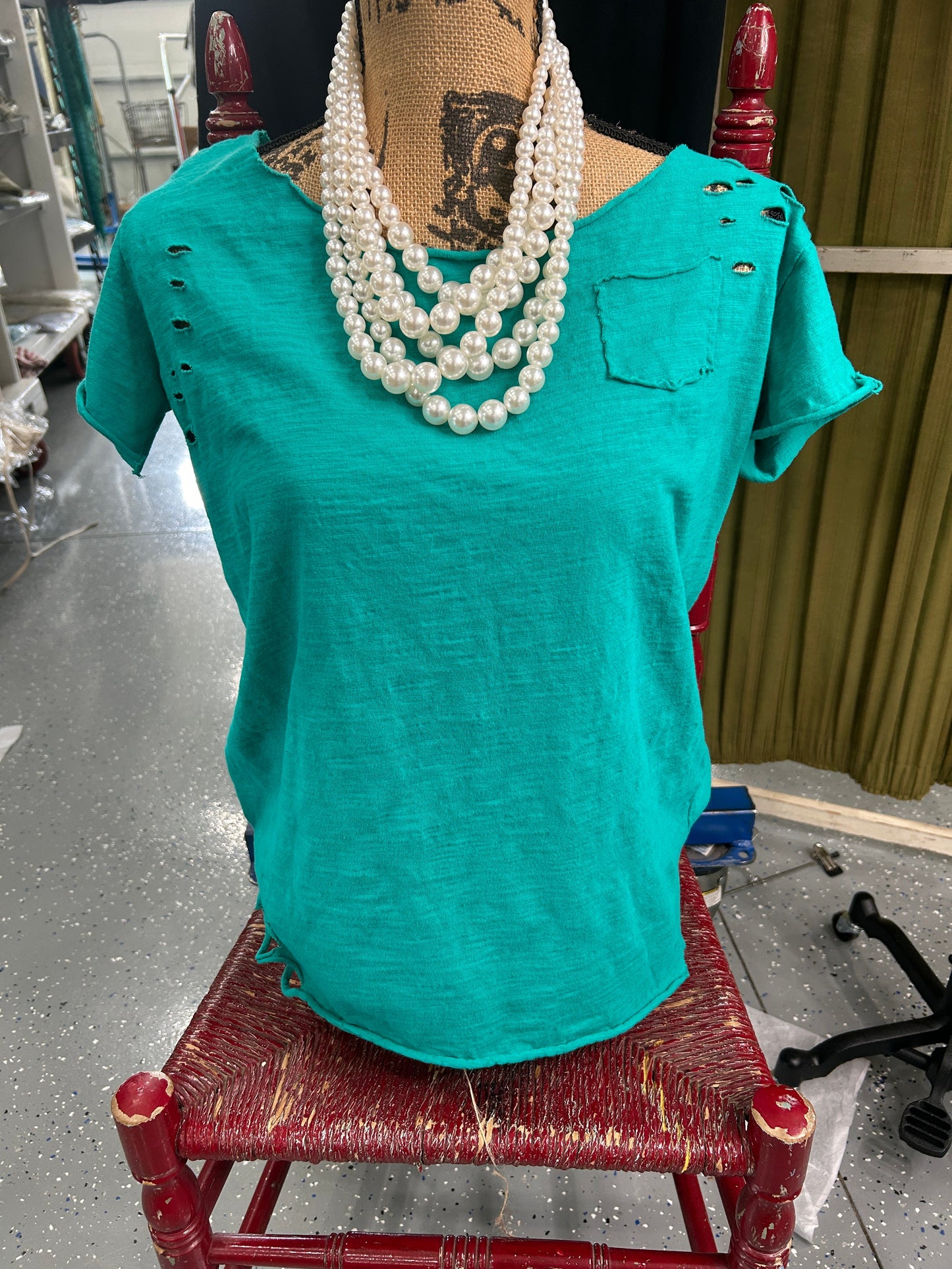 SALE!!   A Rare Bird Rag Tee (Teal)