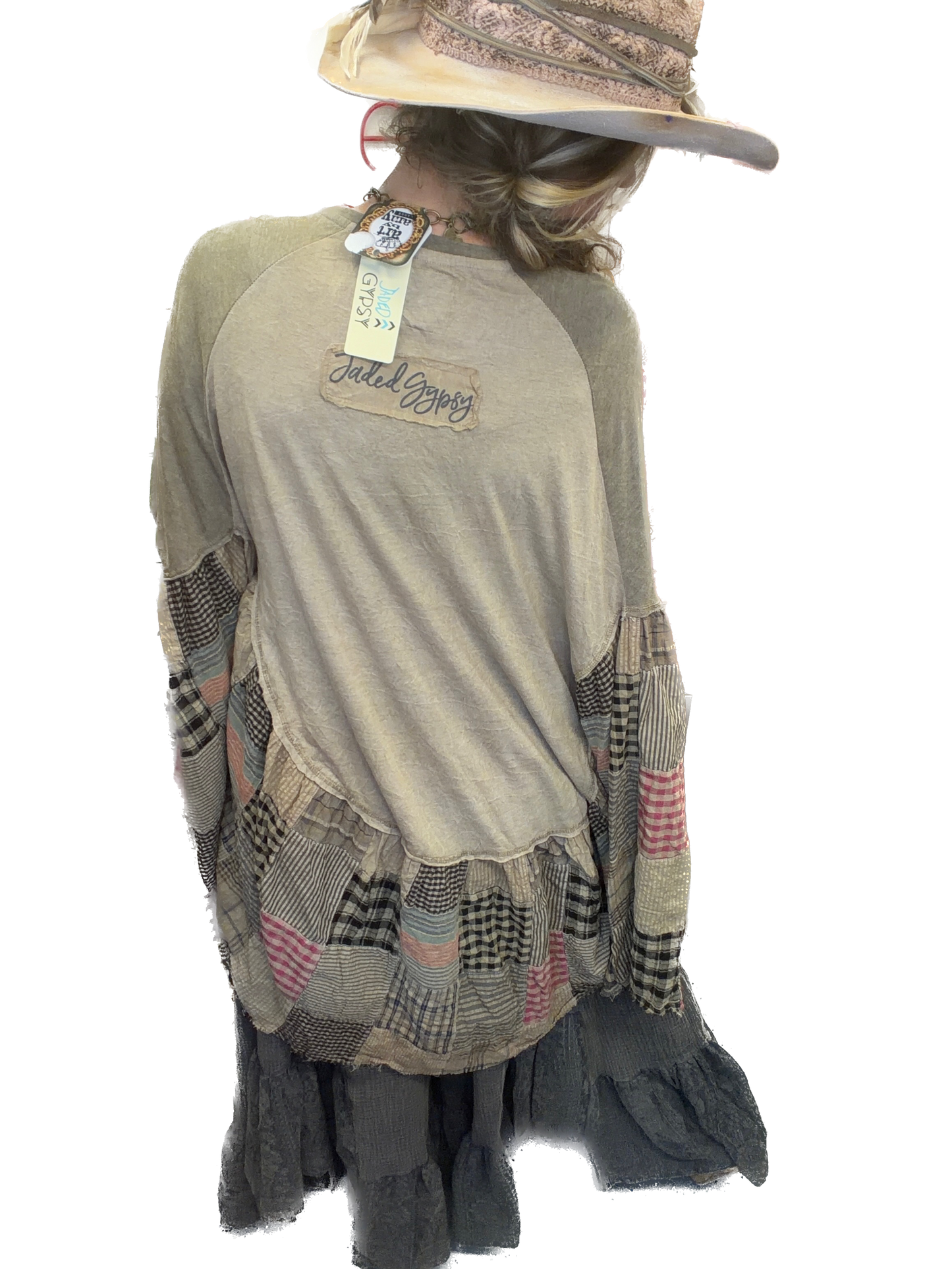 Jaded Gypsy- Willow Song Tunic (Moss) *Final Sale*