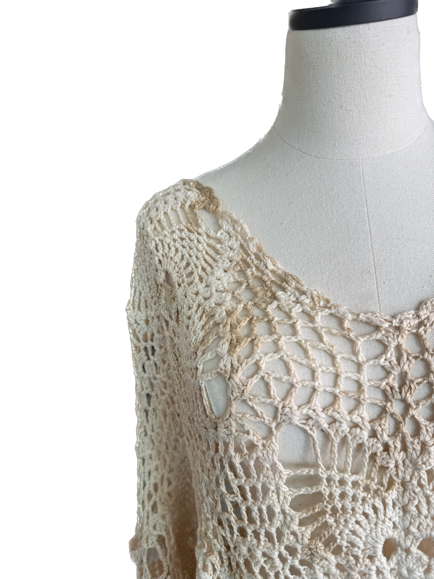 Jaded Gypsy- Lace Crochet Overlay/Top *Final Sale*