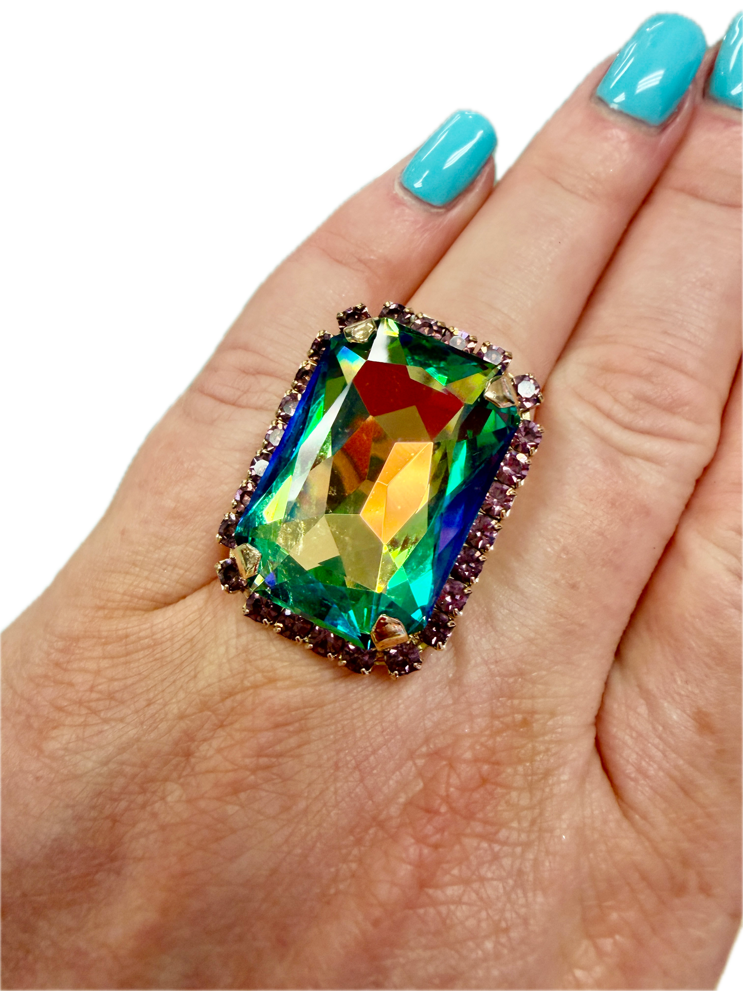 Mini Soleil Ring With Trim