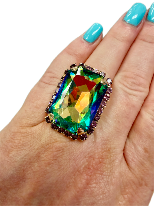 Mini Soleil Ring With Trim